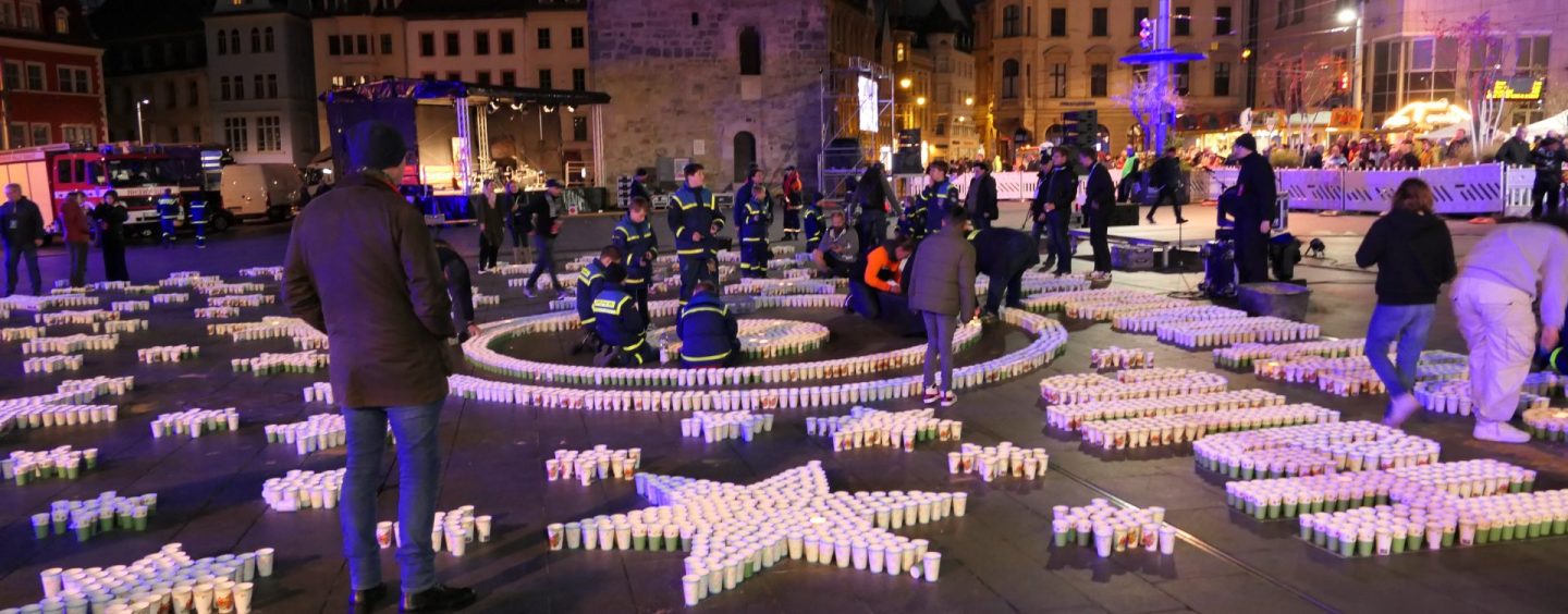 Lichterskulptur brachte 7.770 Euro Spenden ein