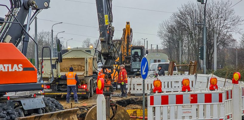 Fahrbahneinbruch Paracelsusstraße soll bis 22. Dezember 2023 repariert sein